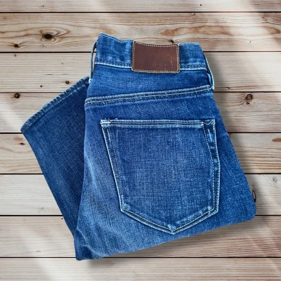 Madewell Rail Straight 24x31 Denim Blue Denim Jeans 24 VGUC - Picture 6 of 16